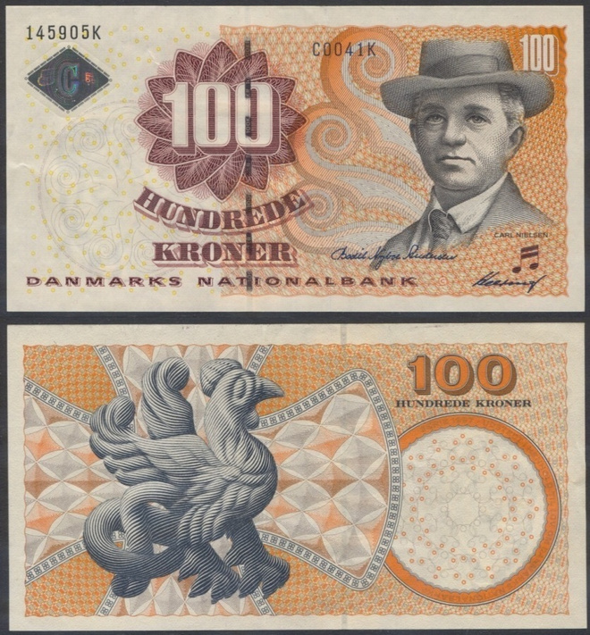 Tanska 100 Kroner 2004 (P-61c) AU/UNC