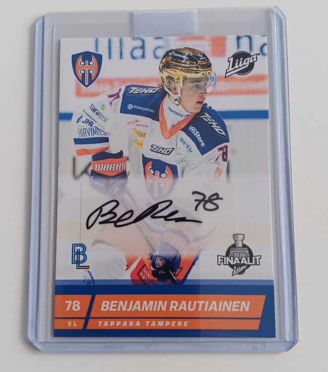 Blueline Finaalit 2026 Signature Benjamin Rautiainen