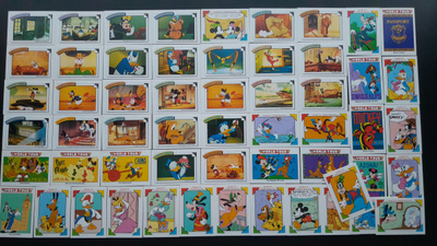 Walt Disney 56 kpl keräilykorttia 90-luku (Impel)