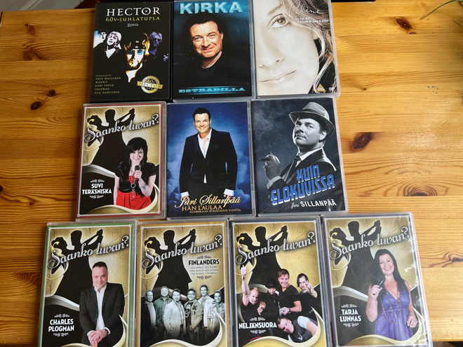 Musiikki dvd:t kotimaista & celine dion