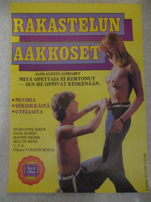 Rakastelun aakkoset (Boese, 1982) - vanha elokuvajuliste