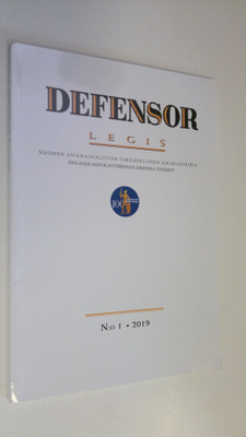 Defensor legis n:o 1/2019
