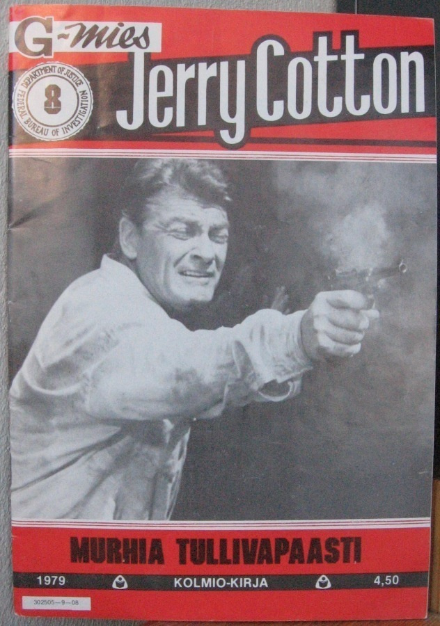 G-mies Jerry Cotton 8 / 1979. Kolmio-kirja.