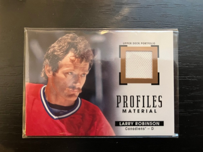 2015-16 PortFolio Profiles Materials Jersey Larry Robinson
