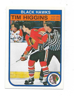 1982-83 OPC #66 Tim Higgins Chicago Blackhawks