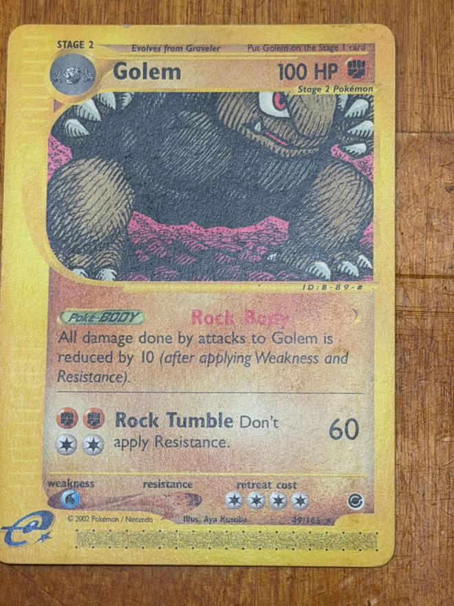 Golem #14 Pokemon Expedition Pokemon