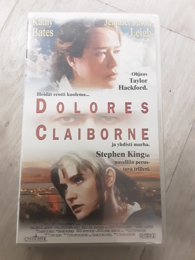 Dolores Claiborne (1995) Stephen King (VHS) SUOMIJULKAISU!
