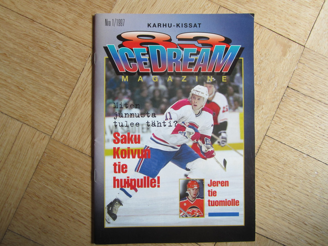 SAKU KOIVU ICE DREAM MAGAZINE1/1997