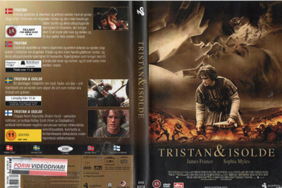 Tristan & Isolde (7 658) k -FI- DVD nordic, james franco 20