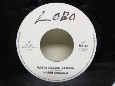 HARRI SAKSALA: VASTA SILLOIN TAJUSIN 7"