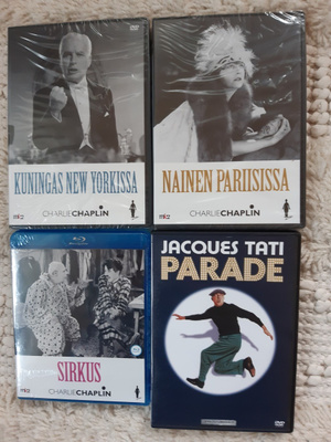 Neljä komedia klassikkoa (Chaplin, Tati) Suomitxt