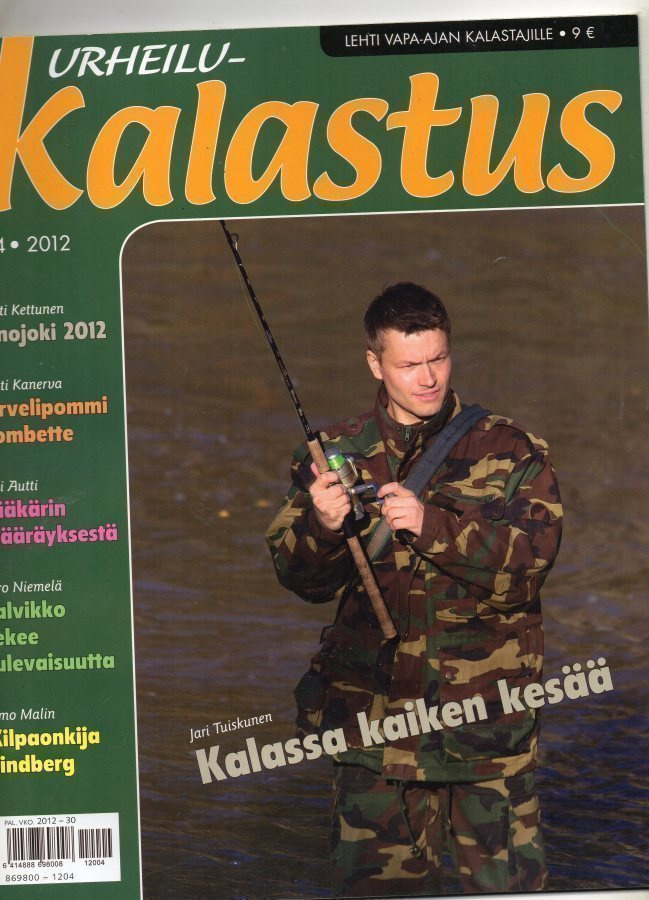Urheilukalastus n:o 4 2012 Maria-Teresa Vuotari. Tenojoki.