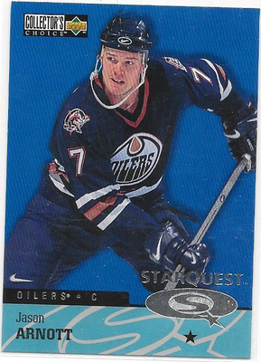 97-98 Collector`s Choice StarQuest #SQ7 Jason Arnott Oilers