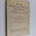 Rolf Nevanlinna : Studia logico-mathemathica et philosoph... - pikkukuva 1