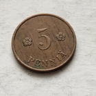 5 penniä v. 1927, circ - pikkukuva 2