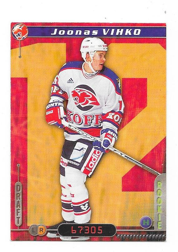 2000-01 CardSet #263 Joonas Vihko  HIFK