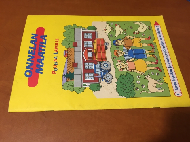 ONNELAN MAATILA PUUHAA LAPSILLE HYVÄ