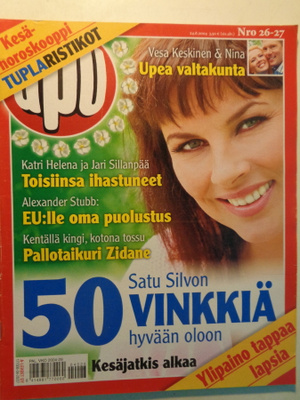 Apu lehti Nro 26-27/2004 (6.8)