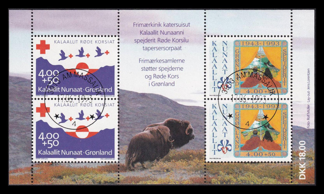 Grönlanti 236-7BL04 o Punainen Risti ja partio (1993)