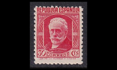 Espanja 623_IIA ** Merkkihenkilöitä 30 C (11¼) (1931)