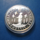 Norja 50 kruunua hopea Olympiaraha Lillehammer - 1991 PROOF - pikkukuva 1