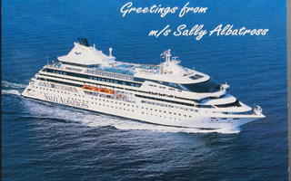 Sally Albatross -laiva Navire -leimalla 1993, kulkenut