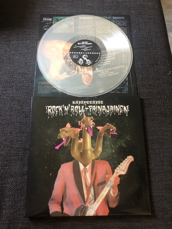 Räjäyttäjät ”Rock 'N' Roll Painajainen” LP clear 2014