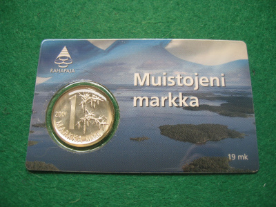 Muistojeni markka – 2001