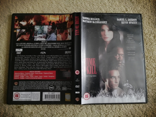A TIME TO KILL DVD