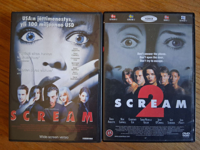 Scream 1 & 2 (1996/1997) DVD:t