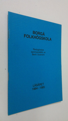 Borgå folkhögskola : Läsåret 1984-1985