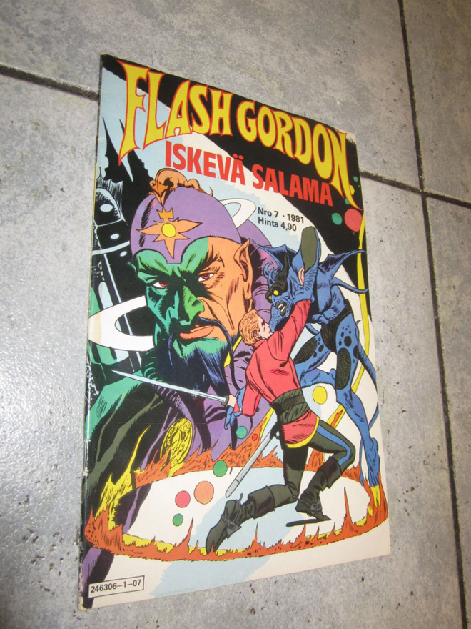 Flash Gordon n:o 7/1981 ( oikeastaan uudenveroinen lehti )