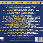 Kokoelma • 20 Suosikkia • Erikoispainos CD - pikkukuva 4