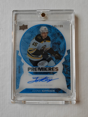 Joona Koppanen - 23-24 UD Ice Premieres Autographs /199