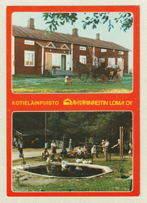 Postikortti: Ähtärin kotieläinpuisto