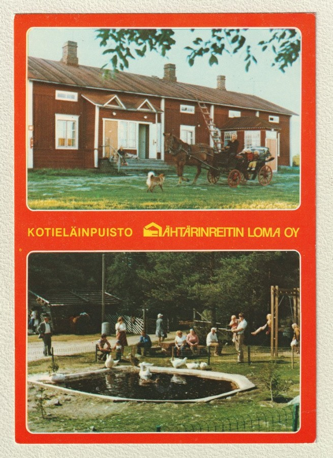 Postikortti: Ähtärin kotieläinpuisto