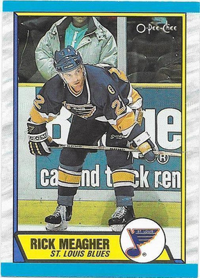 1989-90 OPC #116 Rick Meagher St Louis Blues