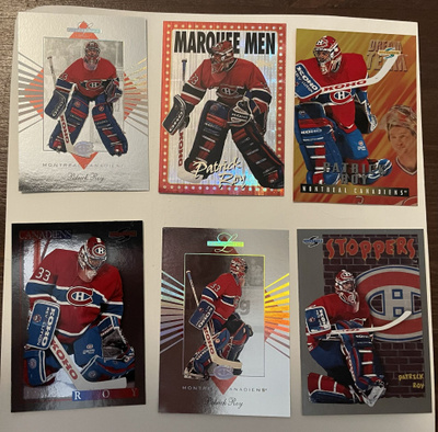 Patrick Roy - erikoiskortteja 90-luvulta