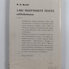 P. G. Koski : Laki yksityisistä teistä selityksineen - pikkukuva 2