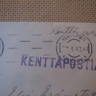 Neljä "Kenttäpostia" -leimattua kuorta sota-ajalta - pikkukuva 2