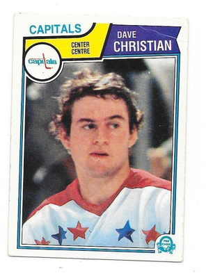1983-84 OPC #367 Dave Christian Washington Capitals