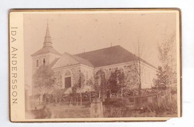 VANHA Kabinetti Valokuva Salo Uskela 1880-l