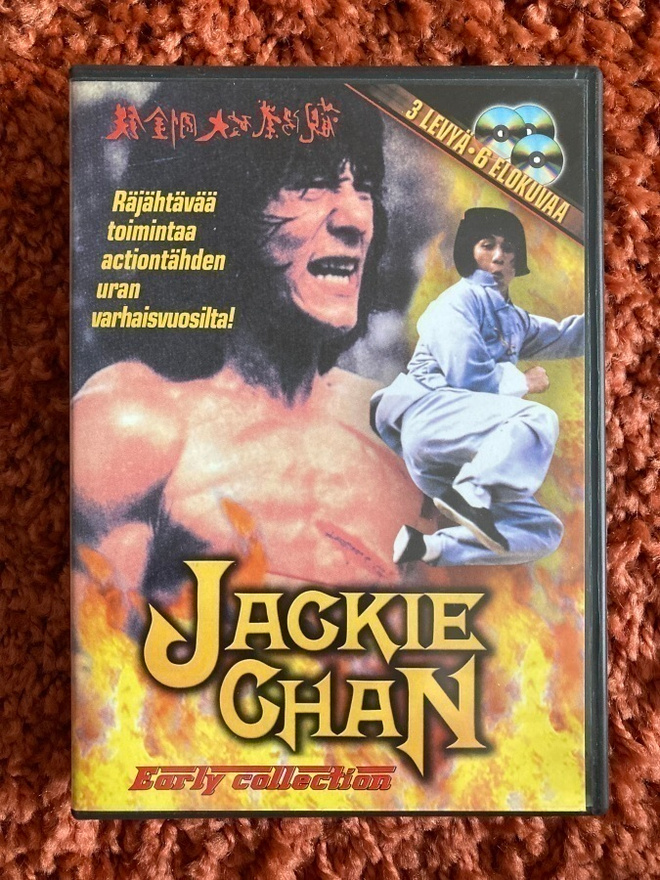 Jackie Chan early collection DVD 3 levyä 6 elokuvaa