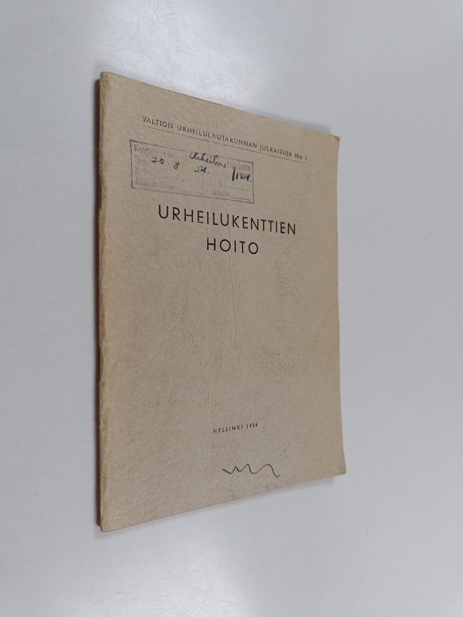 Esko Paalanen : Urheilukenttien hoito