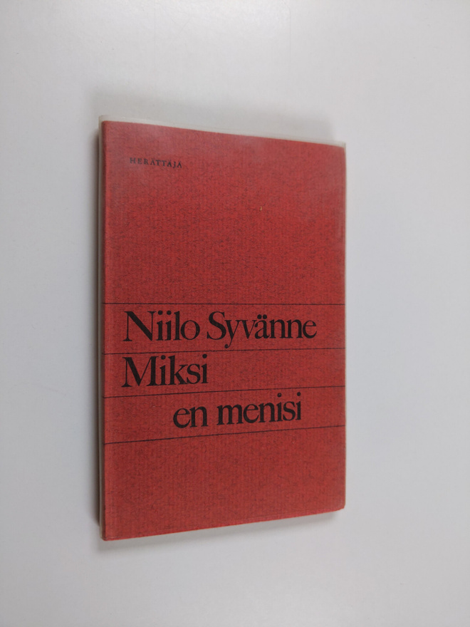 Niilo Syvänne : Miksi en menisi ehtoolliselle