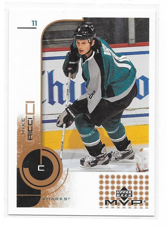 2002-03 Upper Deck MVP #155 Mike Ricci San Jose Sharks