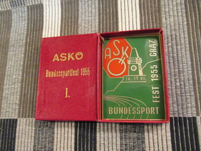 Asko Bundessportfest 14.-17.VII .1955 mitali 1.