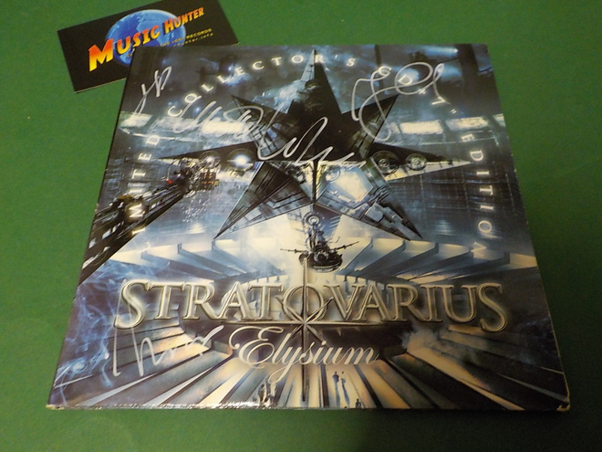 STRATOVARIUS - ELYSIUM 7'' + CD KOKO BÄNDIN NIMMAREILLA