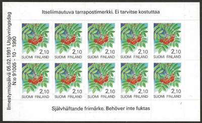 Arkki (1991) 10x2,10mk tarramerkit