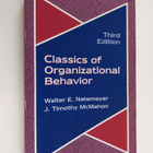 Walter E. Natemeyer ym. : Classics of Organizational Beha... - pikkukuva 1